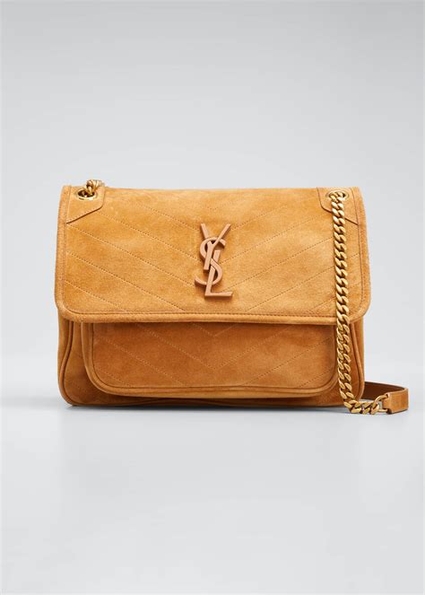 saint laurent niki bag nylon|ysl niki bag suede.